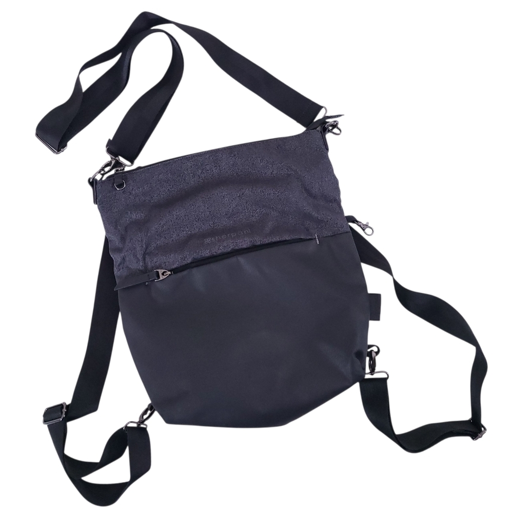 Sherpani Cabo Womens Gray Convertible Backpack Crossbody Bag